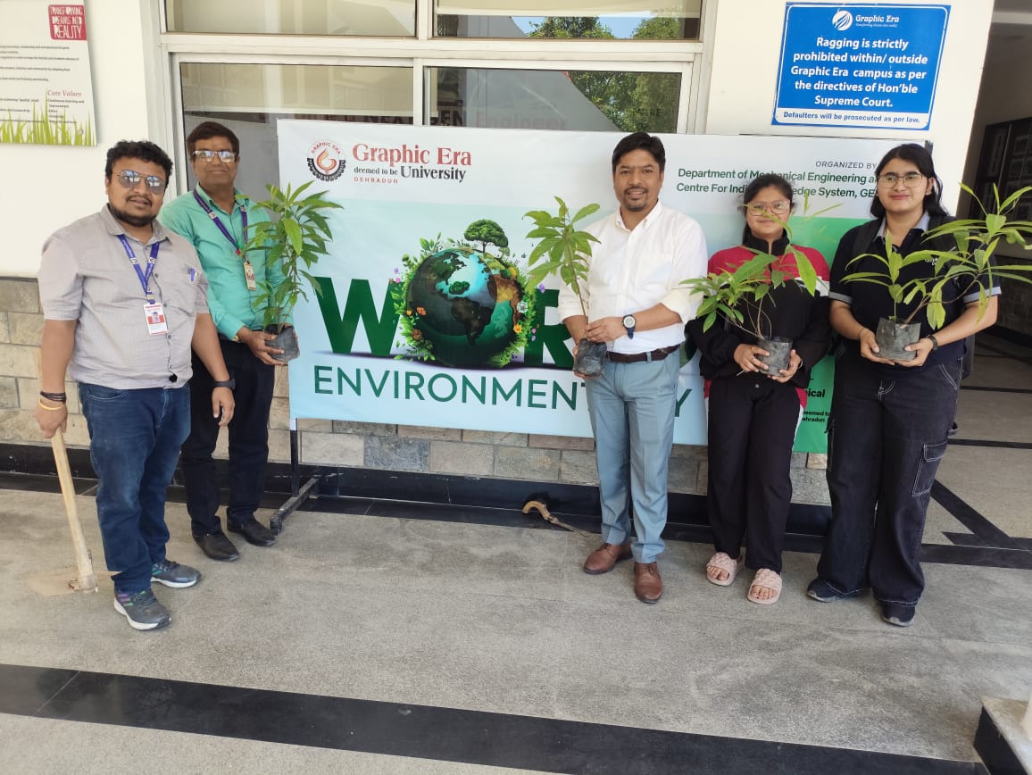 Volunteers planting trees